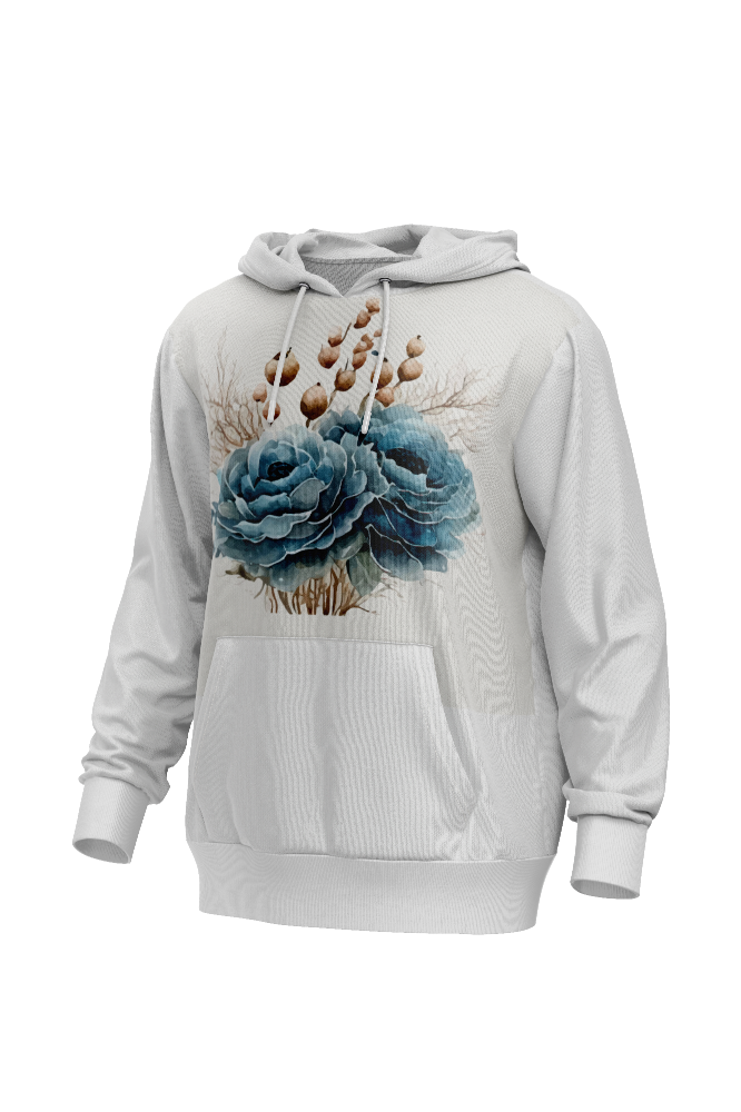Beyaz Baskılı Sweatshirt
